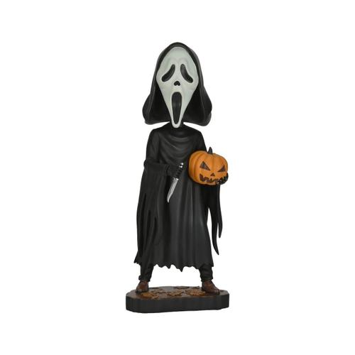 Scream - Figurine Head Knocker Ghost Face With Pumpkin 20 Cm