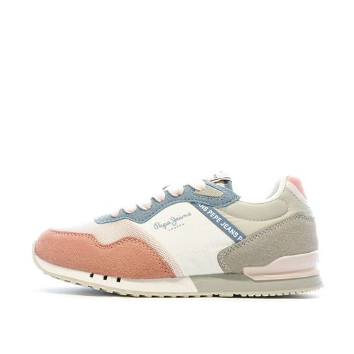 Baskets Corail/blanc/gris Garçon Pepe Jeans London May