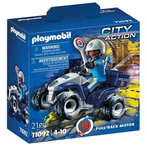 Playmobil 71092 - Policier Et Quad