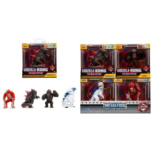 Jada Godzilla Fig 6cm X1 Asst