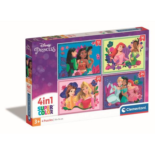 Puzzle Enfant Puzzle 4 En 1 - Disney Princess