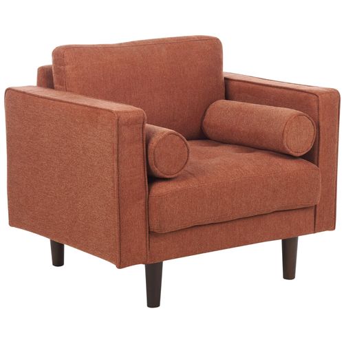 Fauteuil Nurmo Tissu Marron Doré