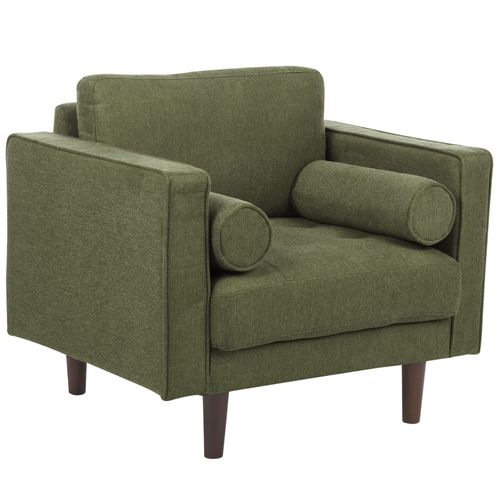 Fauteuil Nurmo Tissu Vert Foncé