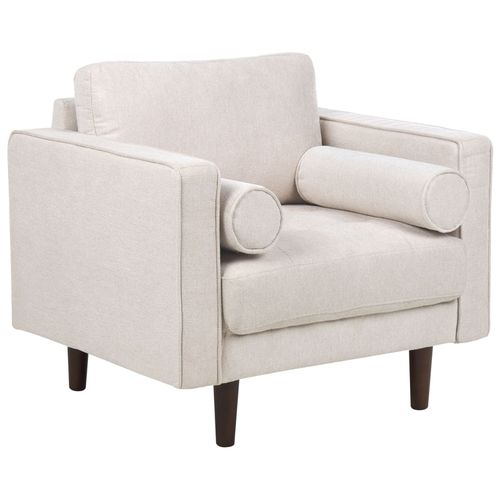Fauteuil Nurmo Tissu Beige Clair