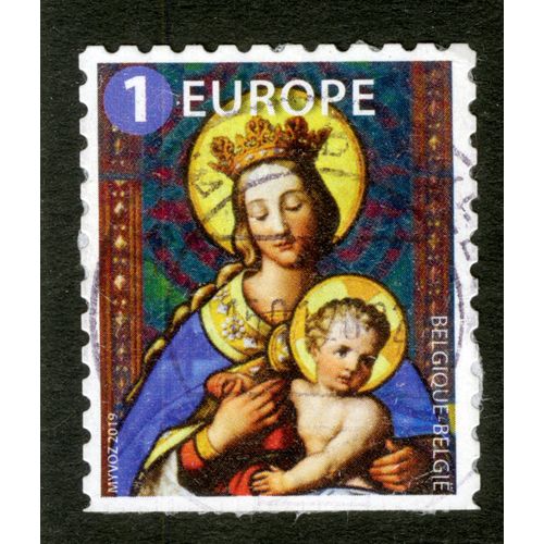Timbre Oblitéré Belgique - België, Europe, 2019, 1