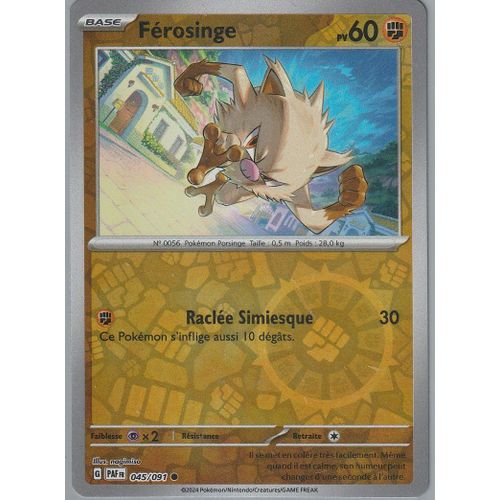 Carte Pokémon - Férosinge - 045/091 - Reverse - Ev4,5 Destinées De Paldea -