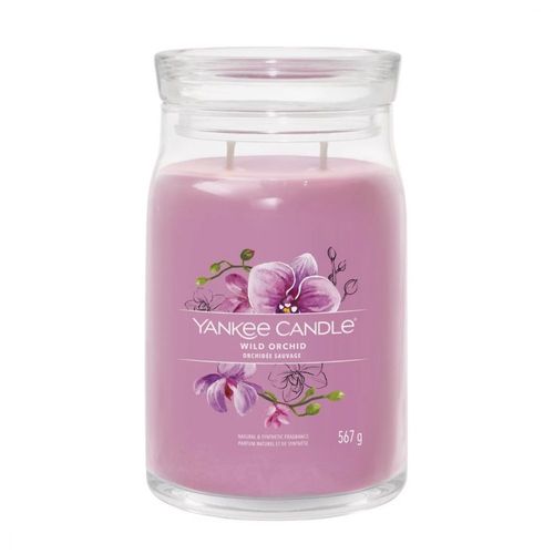 Bougie signature orchidée sauvage grand modèle