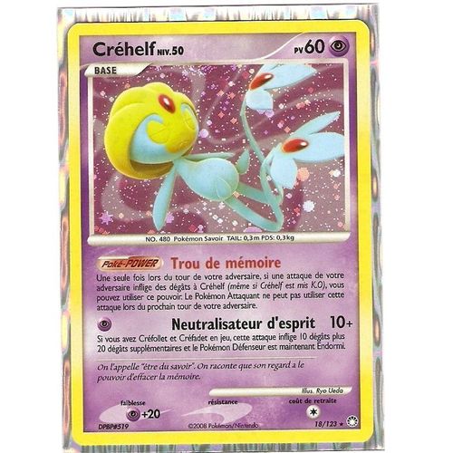 Créhelf Niv 50 60pv Holo 18/123 Diamant Et Perle Tresors Mystérieux