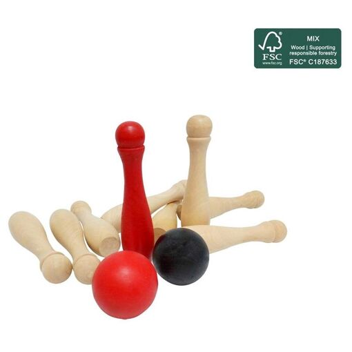 Outdoor Play Bowling de Jardin avec Sac FSC