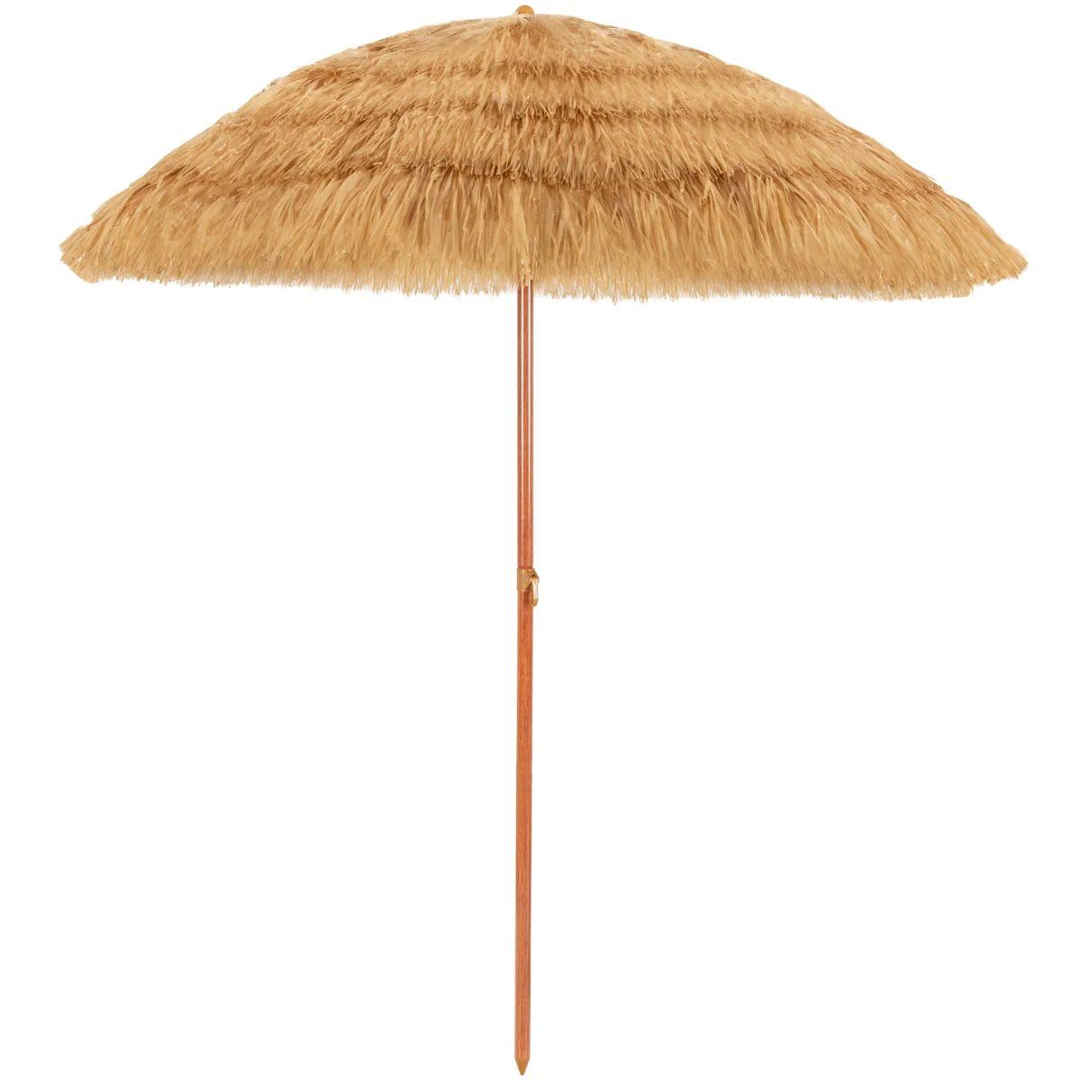Parasol inclinable 200 cm grande surface ombrag&eacute;e pour plage cour