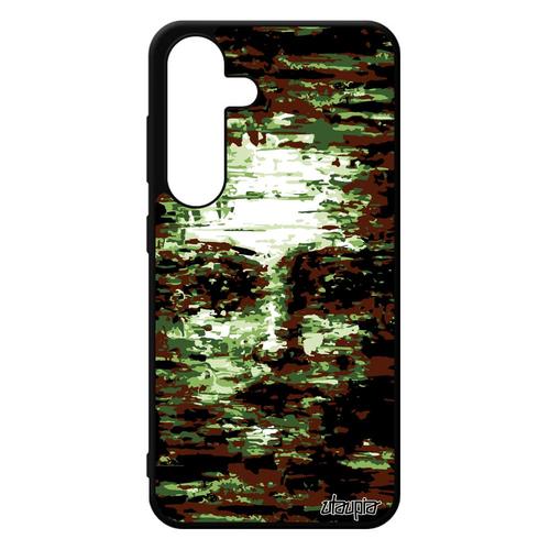 Coque Silicone Samsung S24 Portrait Peinture A L'huile Cover Art Cadeau De Noel Artistique Mobile Portable Fabriqué En France Galaxy