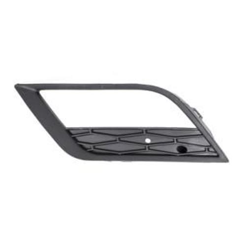 Grille De Calandre Droite Pour Seat Leon Iii Ph. 1 2013-2016, Trou Antibrouillard, Noire, Neuve