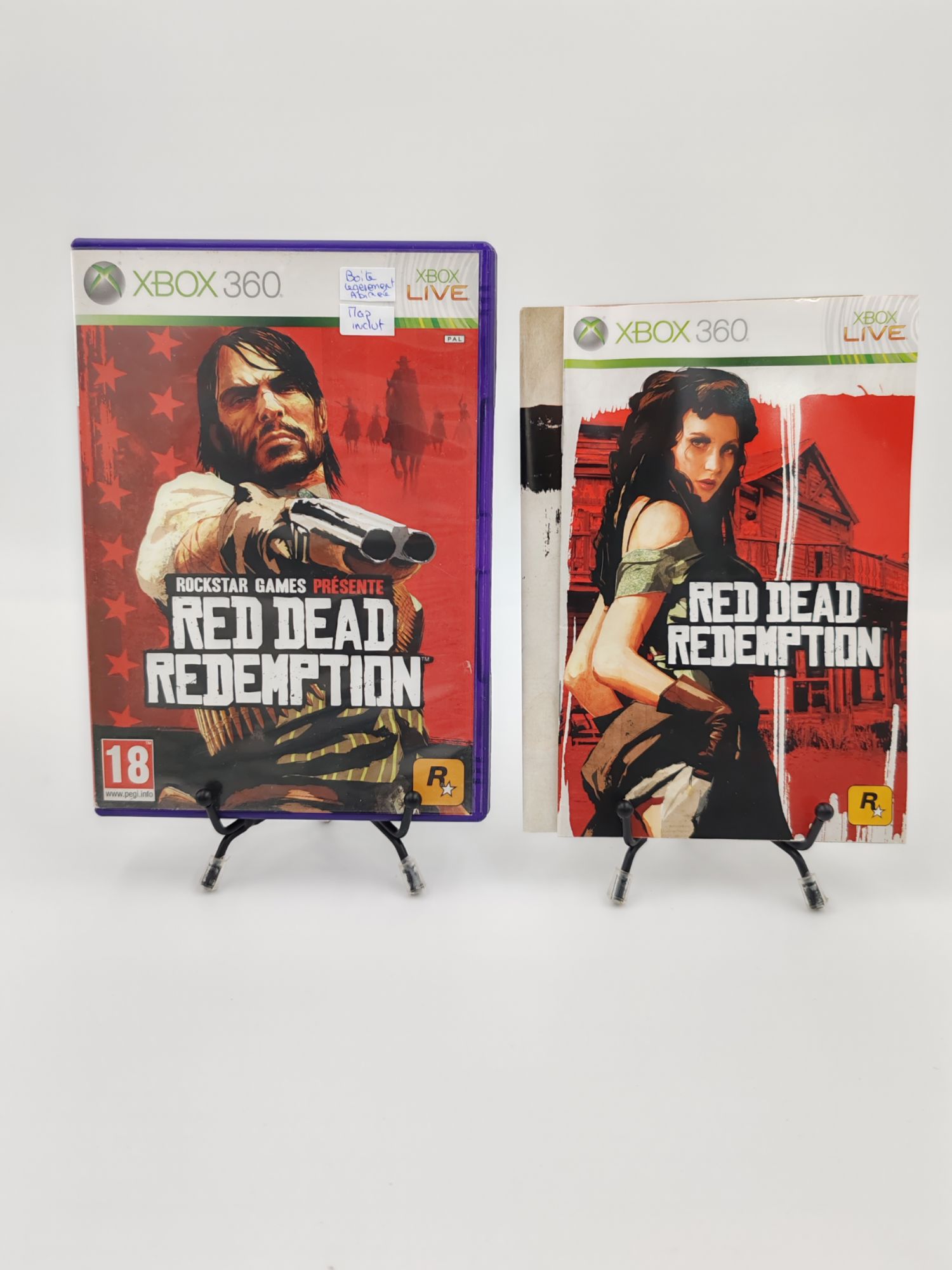 Jeu Xbox 360 Red Dead Redemption En Boite, Complet (Map Inclut) (Boite Légèrement Abîmée)