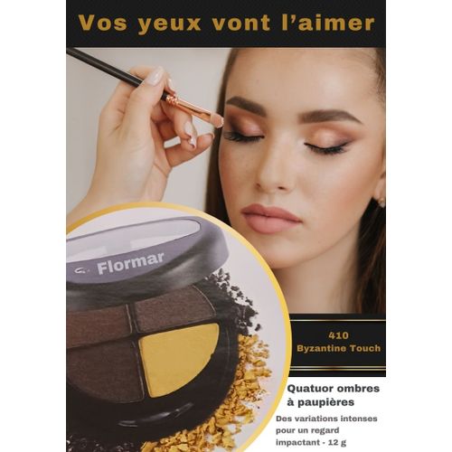 Palette 4 Fards À Paupière Jaune/Marron Marron