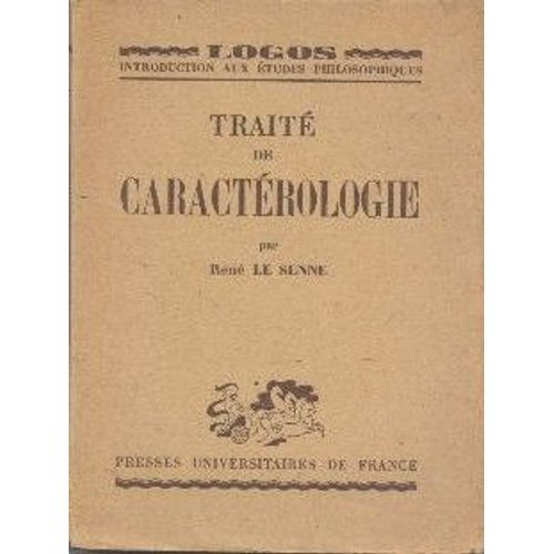 Traité De Caractérologie