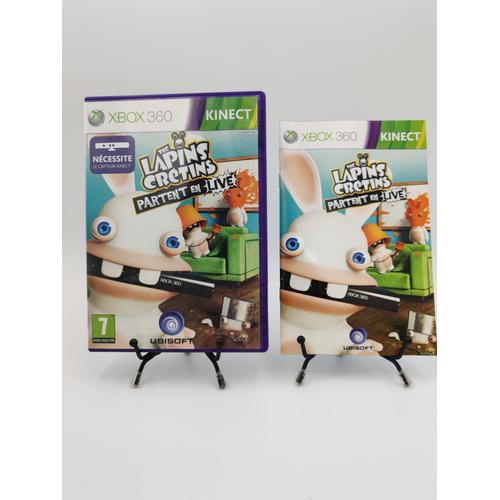 Jeu Xbox 360 The Lapins Crétins Partent En Live En Boite, Complet
