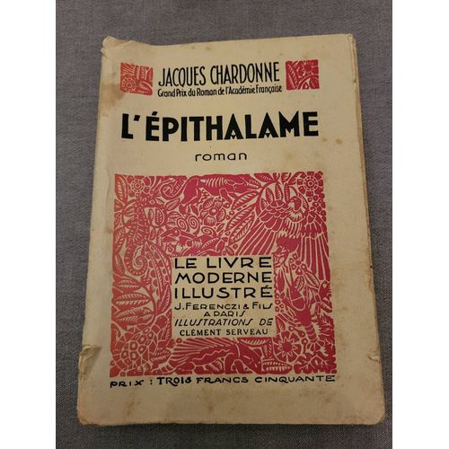 Jacques Chardonne / L'epithalame