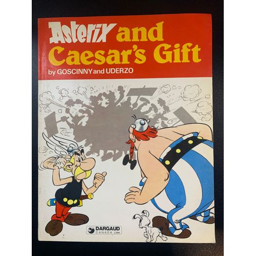 Livre Asterix And Caesar's Gift. Bd Bande Dessiné Astérix Enfants Apprentissage Anglais Tout Public Humour