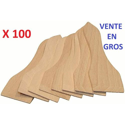 Spatule A Raclette En Bois De Hêtre 13 Cm Lot De 100 Spatules Vente En Gros