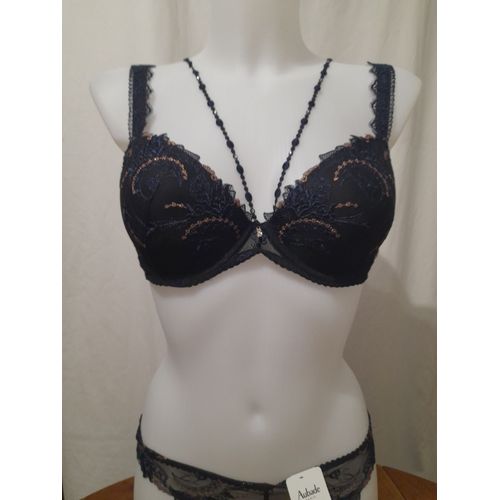 Soutien-Gorge Push-Up 90d Aubade Amour Précieux Cosmic Blue