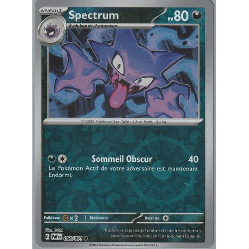 Carte Pokémon - Spectrum - 056/091 - Reverse - Ev4,5 Destinées De Paldea