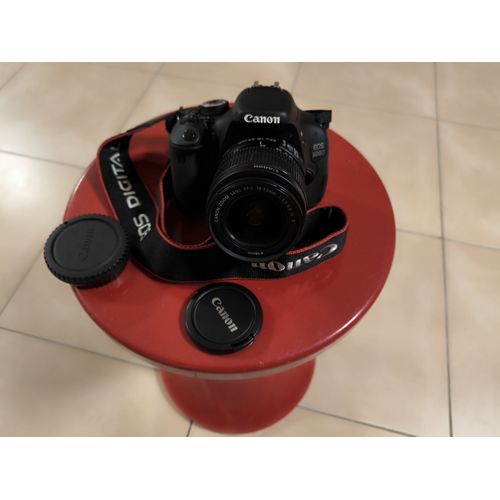 Canon EOS 600D 18 mpix + Objectif EF-S 18-55 IS II et sa pochette de transport