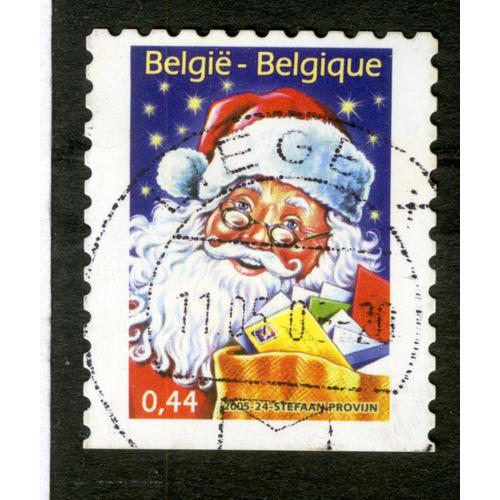 Timbre Oblitéré België - Belgique, 2005, 0.44, Père Noël