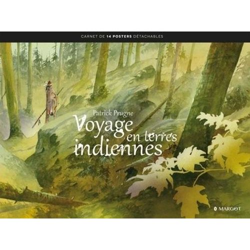 Voyage En Terres Indiennes - Carnet De 15 Posters Détachables