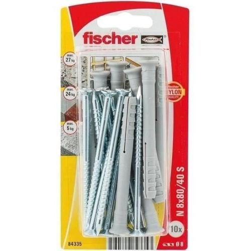 FISCHER - Cheville clou n 8x80 s blister x10