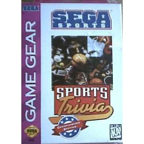 Sega Sports Sports Trivia (Version Us)