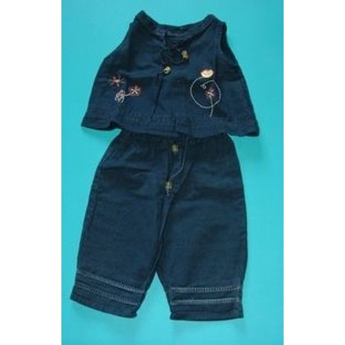 Ensemble : Le Pantalon + Le Haut - Kiss Melody - 12 Mois