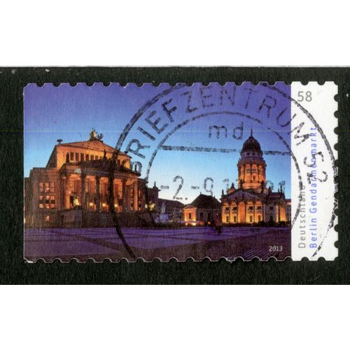 Timbre Oblitéré Deutschland, Berlin Gendarmenmarkt, 2013, 58