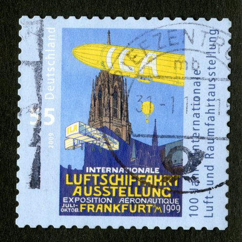 Timbre Oblitéré Deutschland, Internationale Luftschiffahrt Austellung, 2009, 55