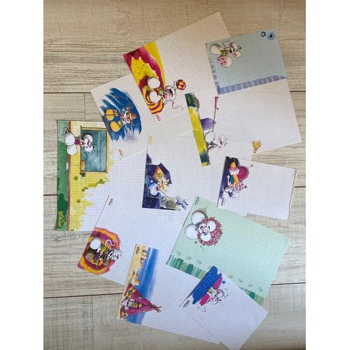 Lot De 11 Feuilles Diddl Rares 