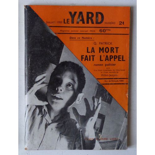 La Mort Fait L'appel (Collection 'le Yard (Magazine Policier)' N°21)