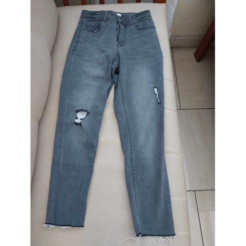 Skinny Gris Fille Taille 12 Ans Marque Kiabi