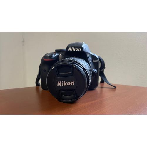 Nikon D3300 Reflex 24.2 mpix + Objectif AF-S VR DX 18-55 mm - Noir