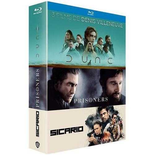 3 Films De Denis Villeneuve : Dune + Prisoners + Sicario - Pack - Blu-Ray