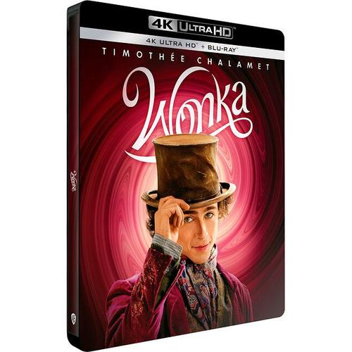 Wonka - 4k Ultra Hd + Blu-Ray - Édition Boîtier Steelbook