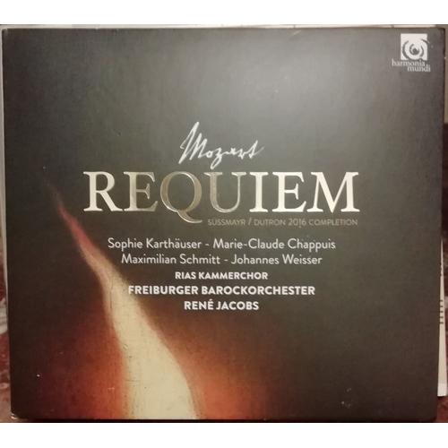Mozart Requiem Cd Sophie Karthauser Marie Claude Chappuis Maximilian Schmitt Johannes Weisser René Jacobs