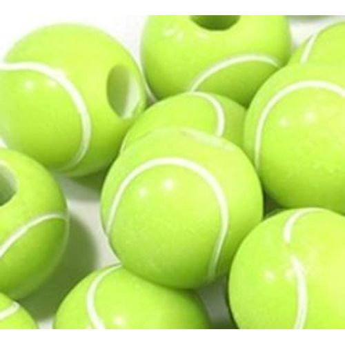 Sachet De 3 Perles Balle De Tennis