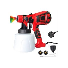 Pulvérisateur, pistolet électrique hvlp mis à jour avec 6 buses en cuivre? idéal pour la maison intérieure et extérieure, meubles, clôtures, murs, travaux de bricolage