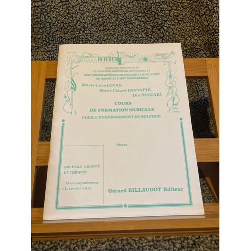 Lucas Fantapié Succari Cours De Formation Musicale Moyen Eleve Billaudot