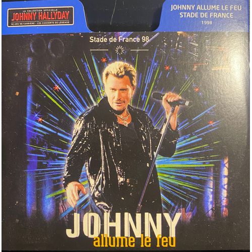 Johnny Hallyday - Johnny Allume Le Feu Stade De France - 1998 - Cd Album