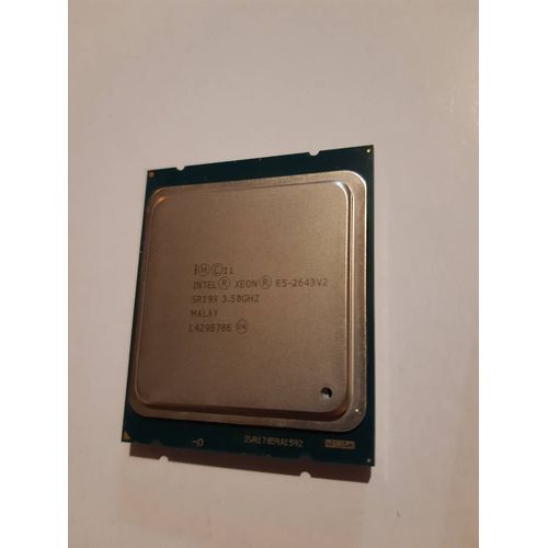Intel Xeon E5-2643 v2 - 6 c?urs - 12 Threads - 3.5GHz - Intel Turbo Boost 3.8GHz - Cache 25MB - Socket FCLGA2011