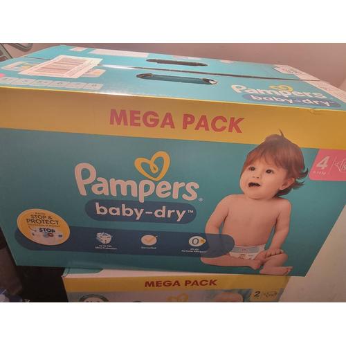 Pampers Baby Dry T4 Deux Cartons