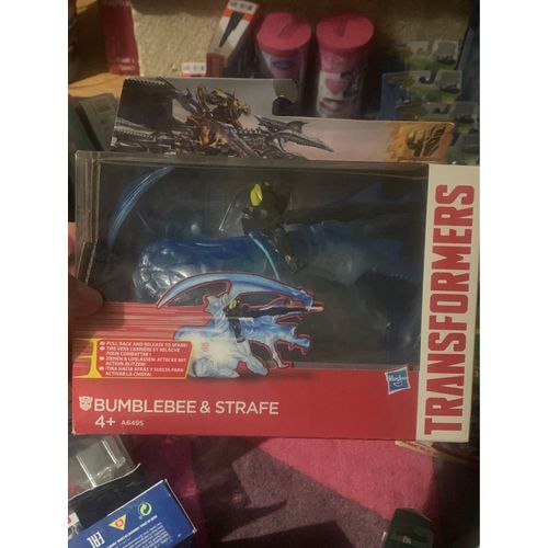 Transformers Dinos Retro-Friction Assortiment - Sparker Optimus Prime And Grimlock, Bumblebee And Strafe Ou Slug And Drift