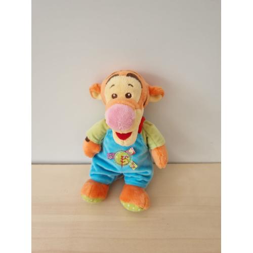 Doudou Tigrou Salopette Bleu Disney