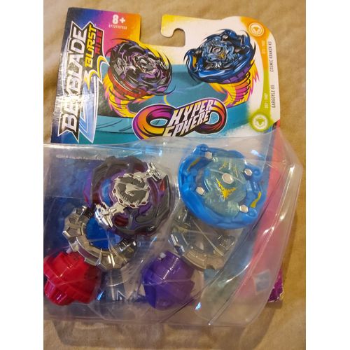 Duo Pack Toupie Beyblade Burst Rise Hyper Sphère Gargoyle G5 Et Cosmic Kraken K5