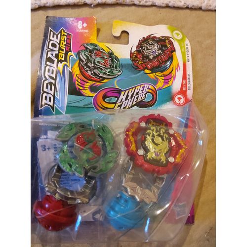 Duo Pack Toupie Beyblade Burst Rise Hyper Sphère Dullahan D5 Et Viper Hydrax H5